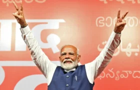 Modi menyatakan kemenangan dalam pemilu India